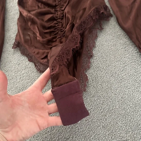 Sleeping with Jacques brown bodysuit 4 - Picture 7 of 8